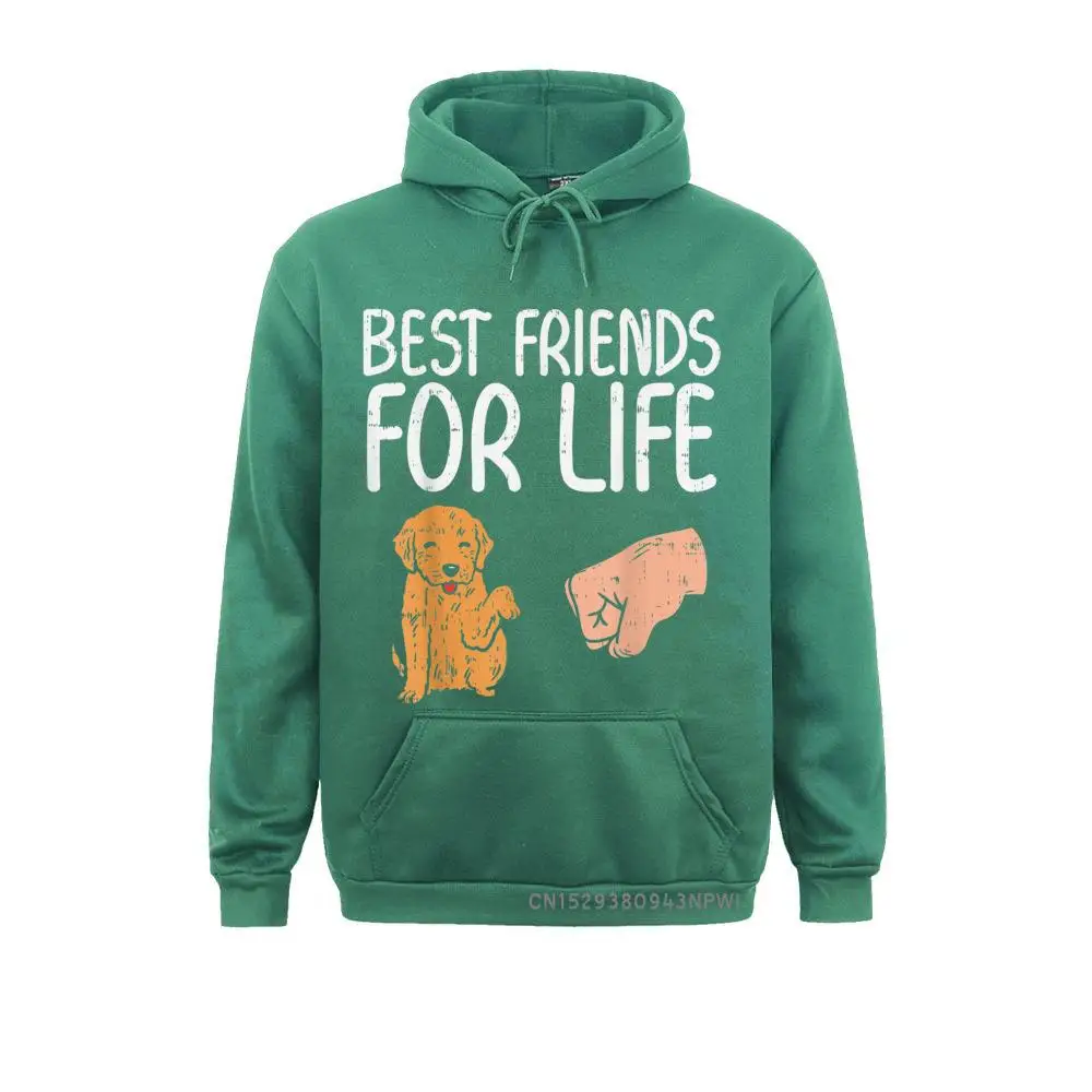 Best Friends For Life Fist Bump Goldendoodle Men Women Gift Pullover Mother Day Boy Hoodies Group Clothes Brand Sweatshirts