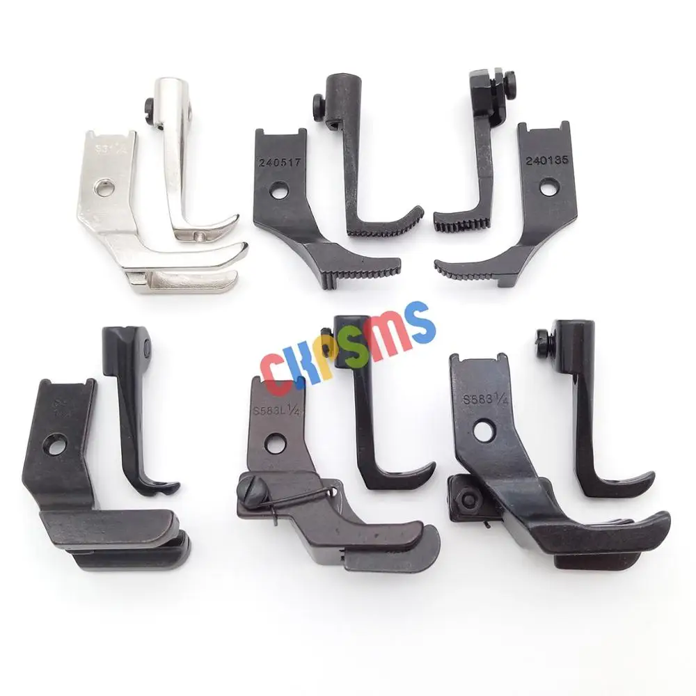 6SET #KP-WF6-2 Walking Presser Feet fit for JUKI CONSEW SINGER BROTHER WALKING FOOT INDUSTRIAL SEWING MACHINE