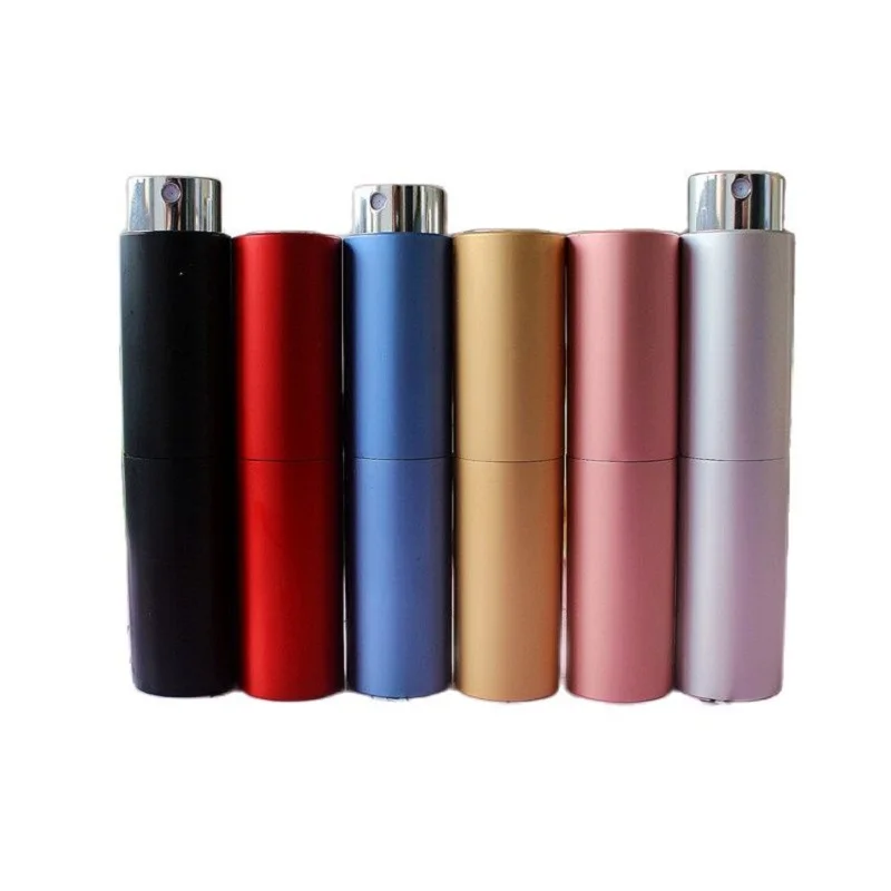 8ML 20pcs/lot Matte Empty Perfume Spray Bottle, Elegant Aluminum Perfume Sprayer, Screw Design DIY Perfume Refillable Container