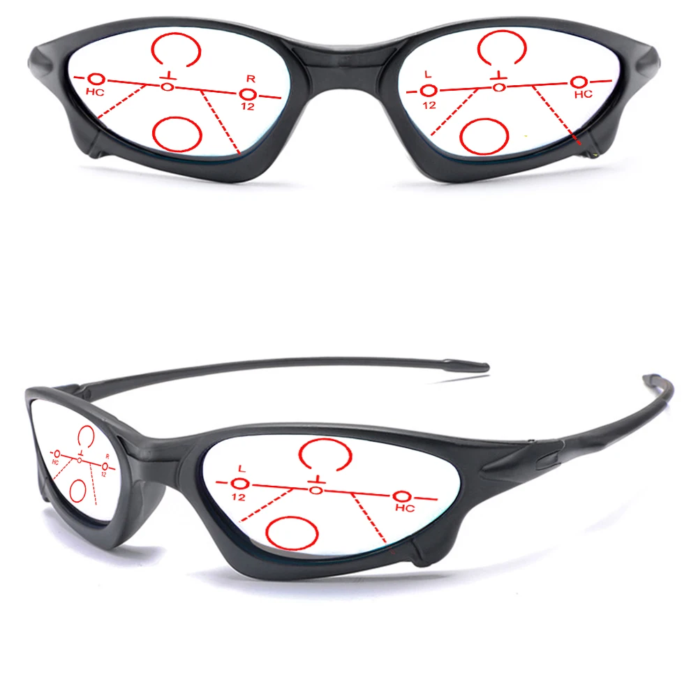 

Stick Face Sports Super Narrow Progressive Multifocal Reading Glasses +0.75 +1 +1.25 +1.5 +1.75 +2 +2.25 +2.5 +2.75 To +4