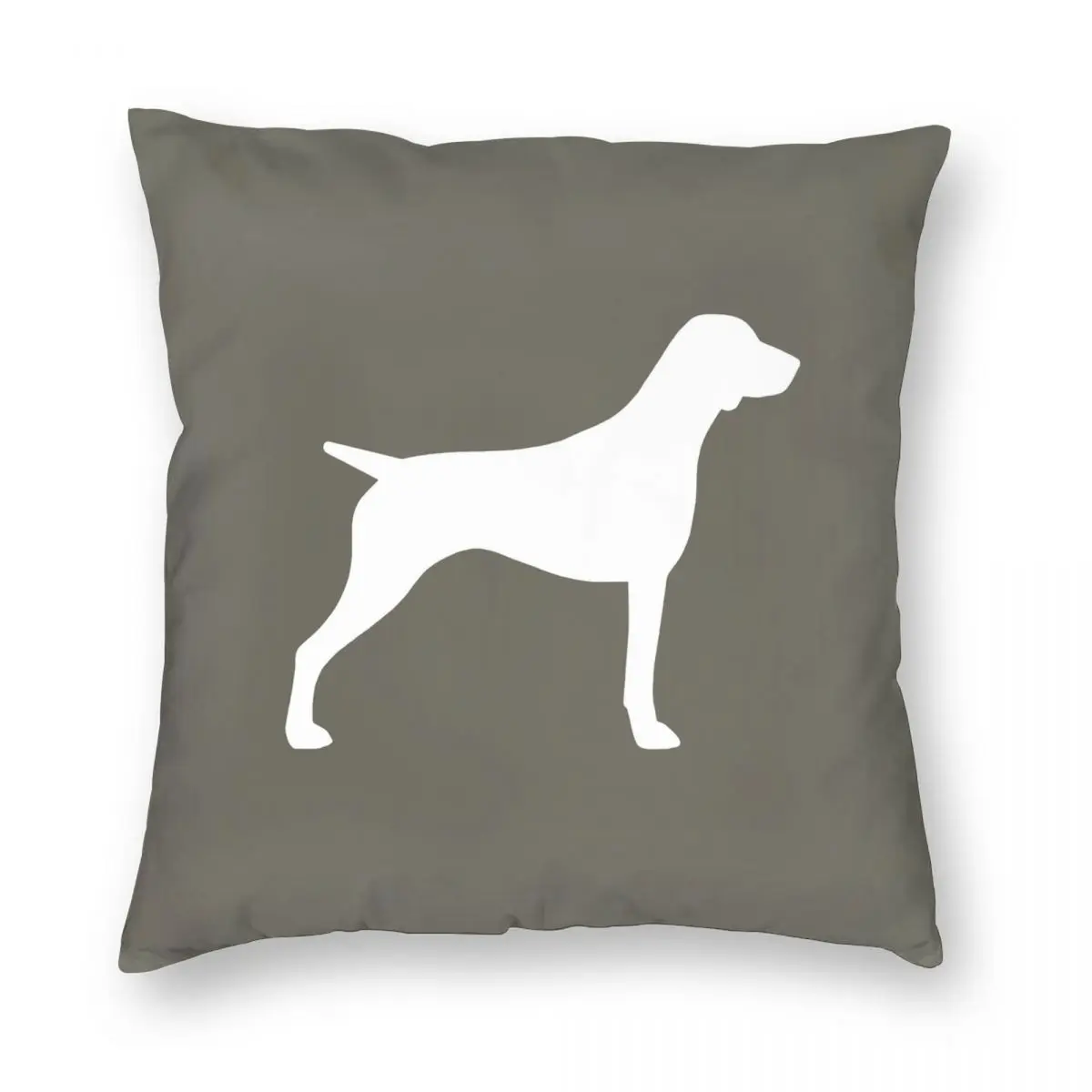 German Shorthaired Pointer Square Pillowcase Polyester Linen Velvet Printed Zip Decor Throw Pillow Case Home Cushion Case