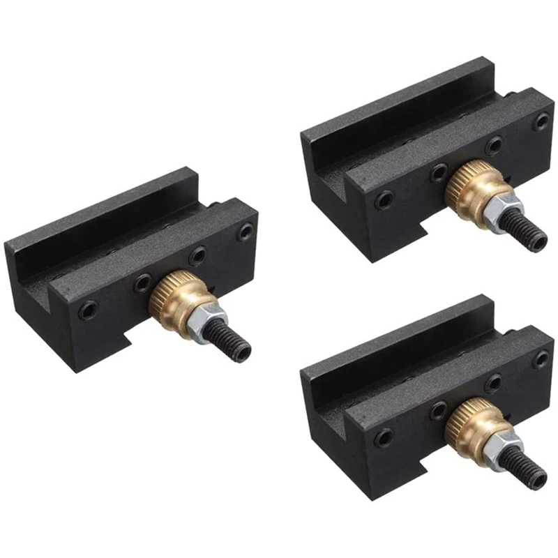 3Pcs Mini Drehmaschine Schnell Ändern Werkzeuge Post Halter Kit (1/4-1/2 Zoll), CNC Langweilig/Drehen/Gerichtete Halter Set