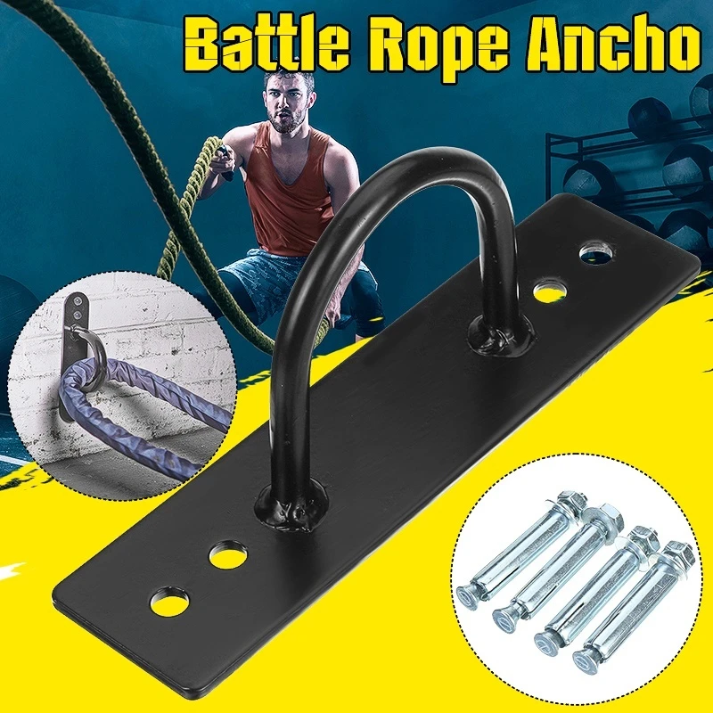 Battling Rope Anchor Strap Kit Wall-mounted Yoga Ring Hook Hammock Sandbag Holder with Expansion Screw