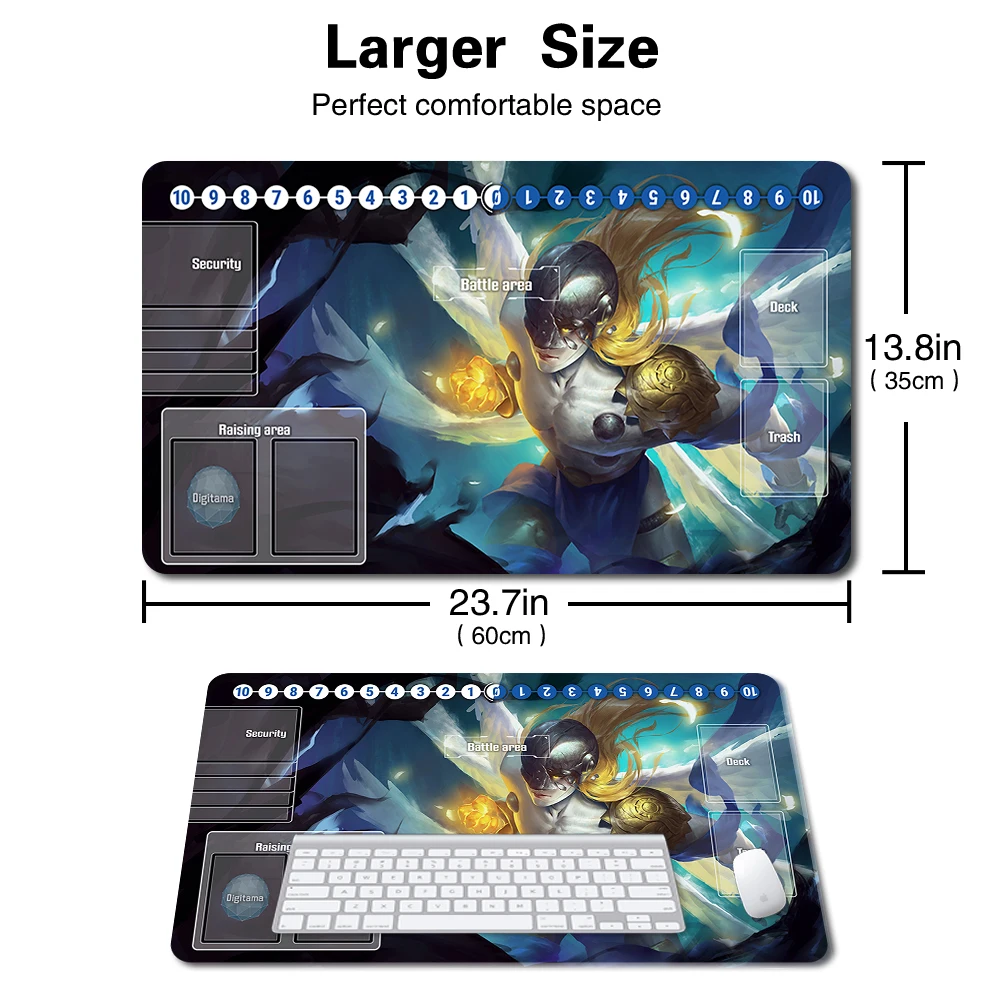 1025782 - Board Game DTCG Playmat Table Mat Size 60X35 cm Mousepad Play Mats Compatible for Digimon TCG CCG RPG