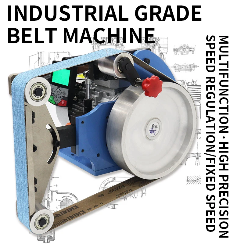 Small Multifunctional Belt Machine/desktop Speed Control Model/mini Fixed Speed Belt Machine