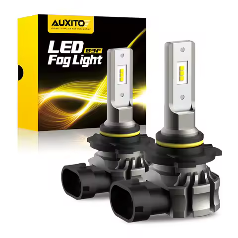 AUXITO 2Pcs 2000LM H8 H11 LED Fog Lights H10 LED Lamp H27 880 H27/1 5202 H16 EU Bulb Automotive Day Driving Car Light 12V 6500K