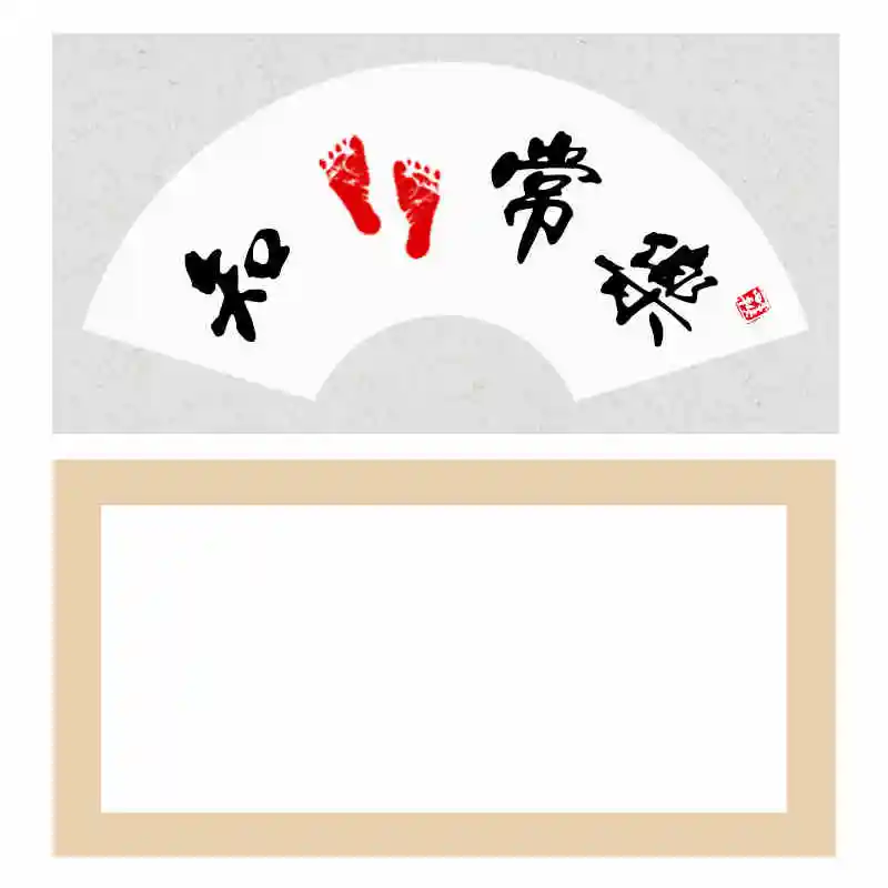 10 Sheets Chinese Calligraphy Paper Card Papel Arroz Raw Xuan Paper Rice Paper Fan-shaped Painting Rijstpapier Lens Card