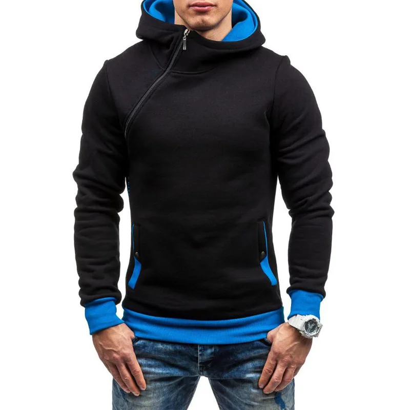 Men Hoodies Anime  Streetwear   Printed Fashion  Fleece Warm Mens Hooded Zipper Jacket