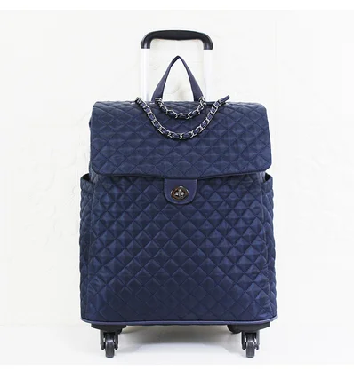 Vrouwen Reizen Trolley Bagage Tas 20 Inch Wielen Zakken Laptop Business Travel Trolley Spinner Koffer Bagage Koffer Op Wielen