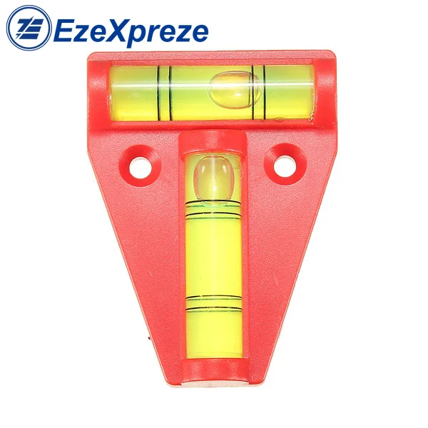 RV Orange Spirit Type Level Bubble Level Multipurpose 2 Way Spirit Level T Shape for Adjusting Angle Level Measuring Instrument