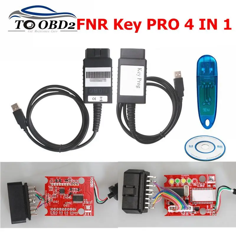 Newest Key Programmer FNR 4 IN 1 USB Dongle Vehicle Programming For Ford/for Re/for Nis FNR Key Prog 4-IN-1 By Blank Key