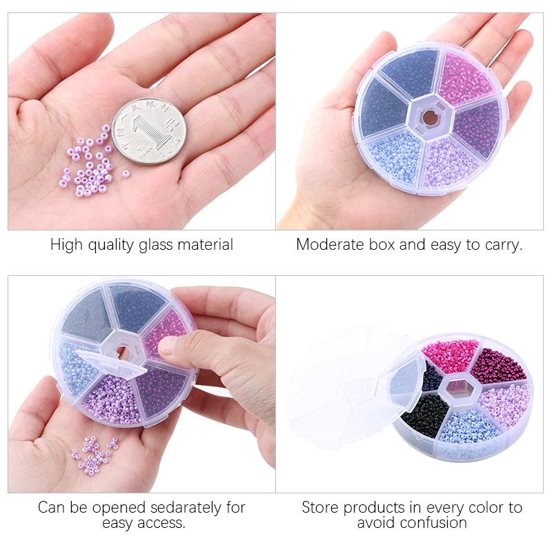 طقم من الخرز الزجاجي التشيكي لصنع الحلي ، سوار ، قلادة ، سوار ، تصنعه بنفسك ، بيع بالجملة ، 2-قلادة #6