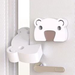 Door Stopper Baby Safety Cartoon Animal Thick Door Block Anti-Pinch Hand Kids Children Finger Protect White Eva Door Stoppers