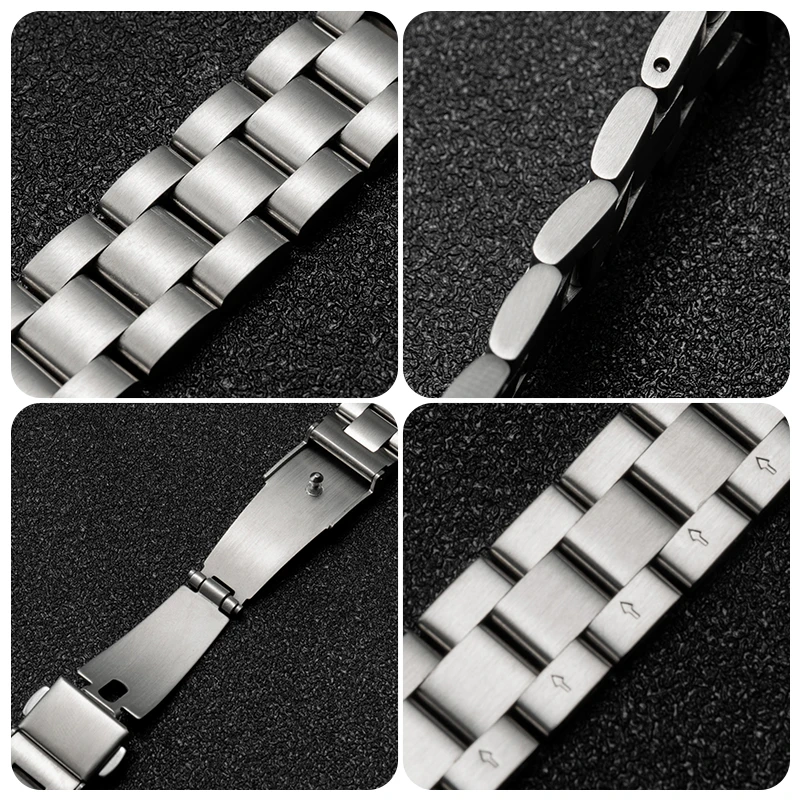 Band For Apple Watch6 5 4 3 2 1 42mm 38mm 40MM 44MM Metal Stainless Steel Watchband Bracelet Strap for iWatch Series Accessories