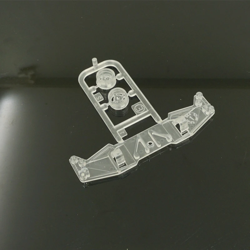 MINI 4WD self-made tamiya parts plastic wing for S2 chassis clear black and red color MJ MODEL