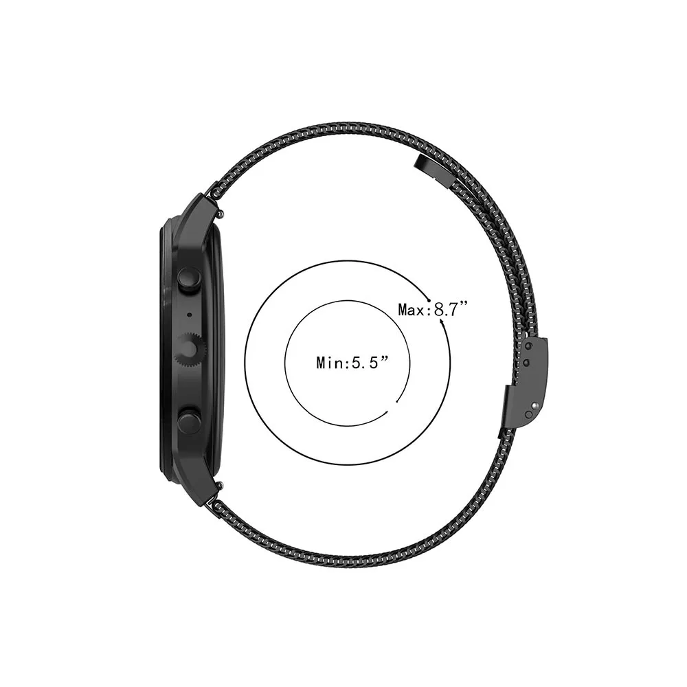 Stalowy pasek ze stali nierdzewnej dla Haylou RT LS05S smartband z zegarkiem metalowa bransoletka Quick Release dla Xiaomi Haylou LS02 opaska Correa