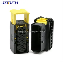 16pin HDSCS female sealed waterproof automotive connectors 1-1564337-1 1-1564528-1 1-1564407-1 with terminals