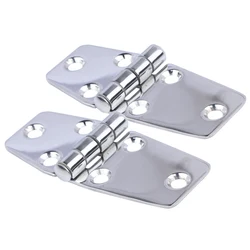 2 pieces Marine Stainless Steel Hinges, Thickened Closet Door Hinge Marine Boat Cabin Hinge