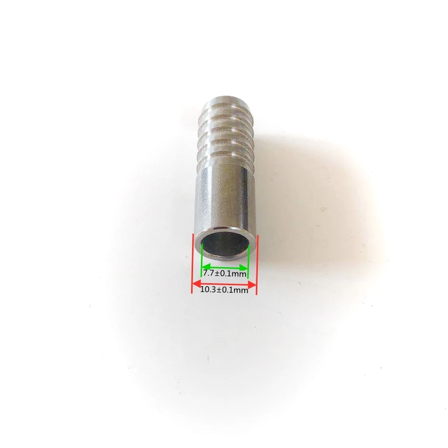 304 de aço inoxidável farpado comum, adaptador de conexão de mangueira de cerveja fabricado em casa, material padrão americano do produto comestível