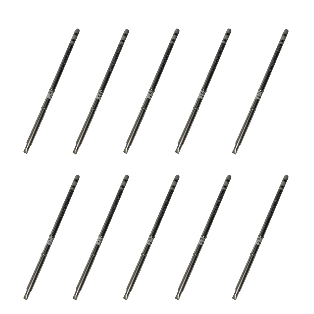 10 PCS T12-D4 Screwdriver 4mm Soldering Tip for HAKKO FX-951 FX-950 FX-952 FX-9501 FM-2028 FM2027 Iron Handle Pencil Replacement