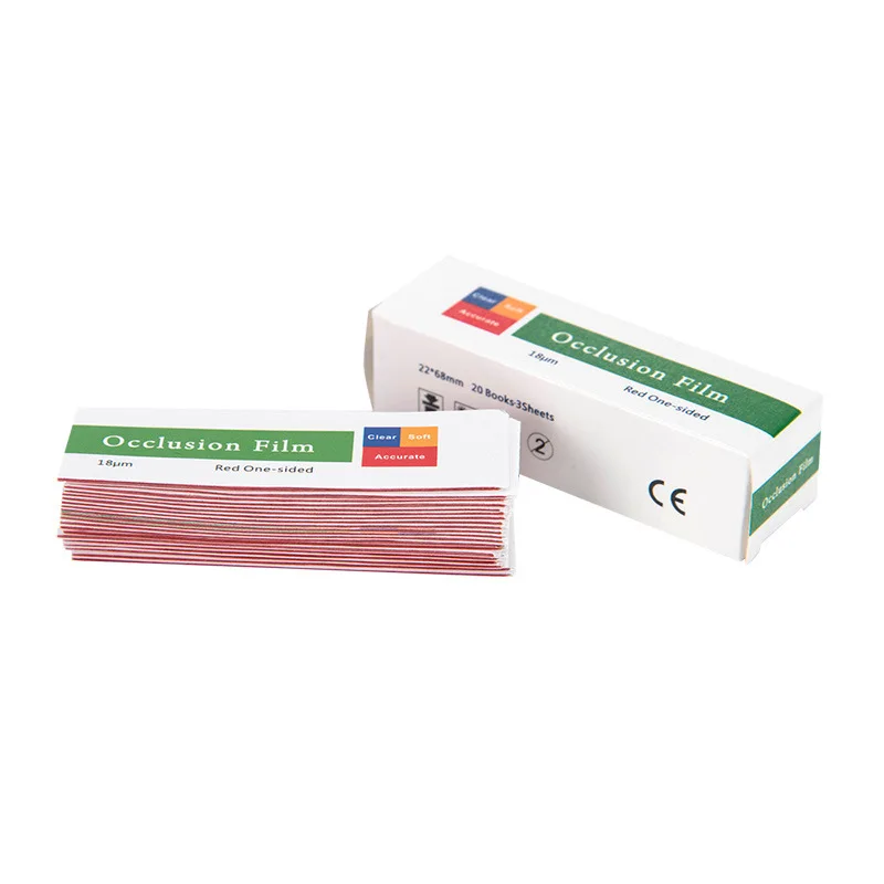 5sets Dental Articulating Paper Strips Occlusion Film one-sided Two-sided Dental Lab materials