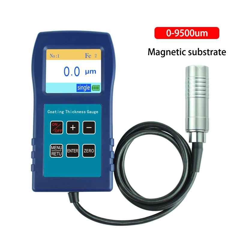 Large Range Anticorrosive Coating Thickness Gauge Zinc Coating Thickness Detector Paint thickness tester Oxide Layer Gauge Meter