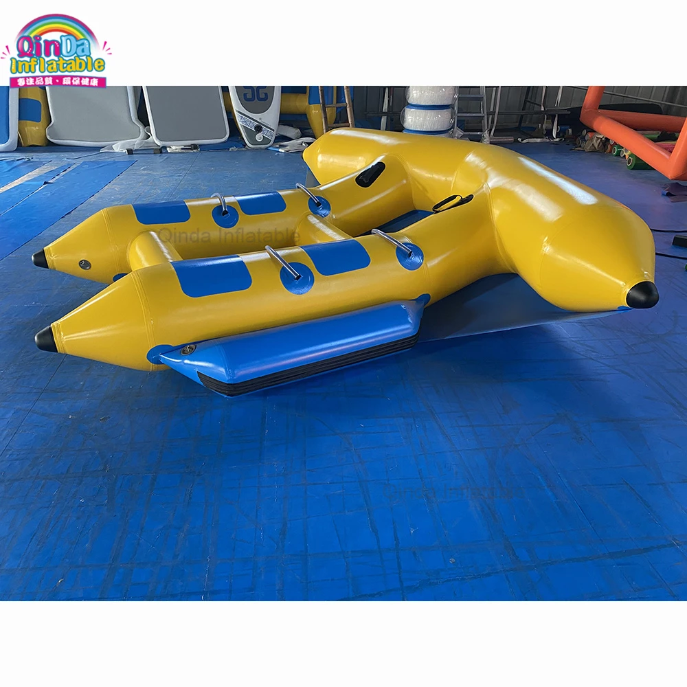 Free Shipping Inflatable Flyfish Boat Popular Inflatable Water Towable Boat With Air Pump