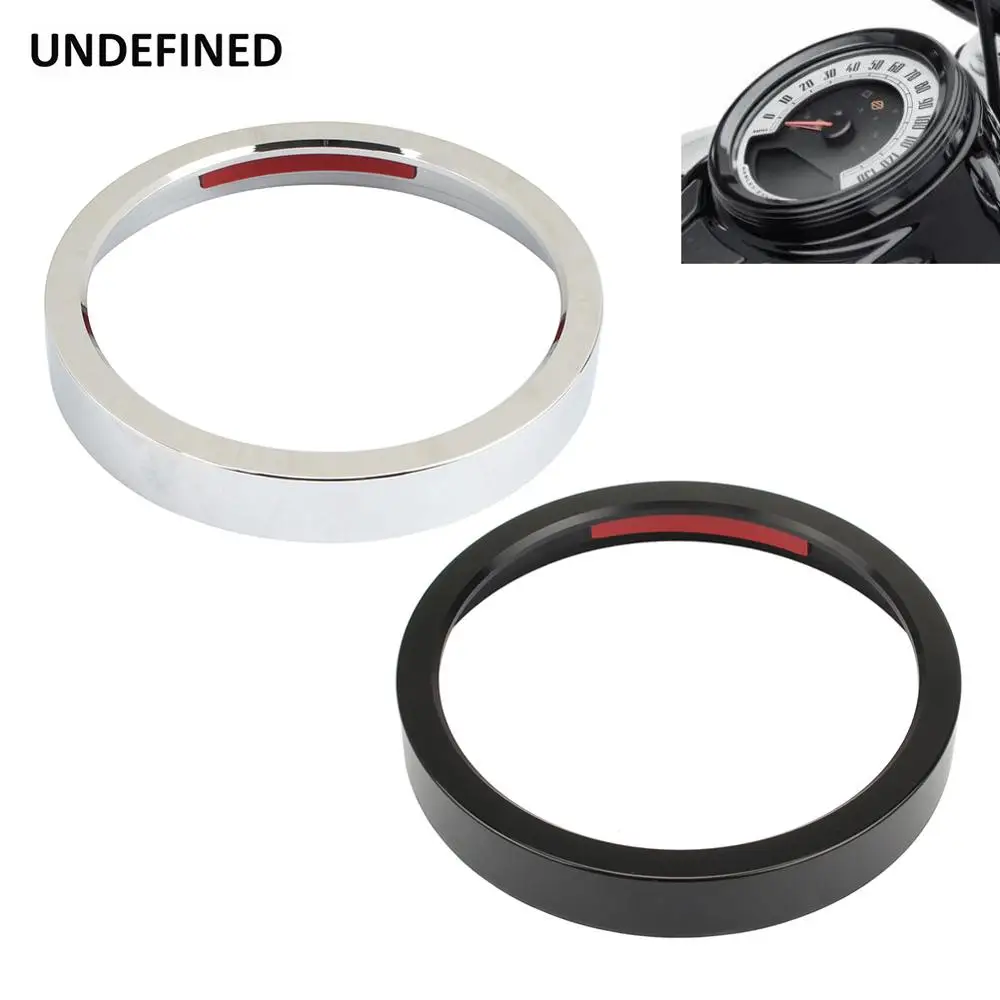 Motorcycle Speedometer Trim Bezel Cover Ring Aluminum For Harley Sportster 883 1200 XL Dyna Street Bob Low Rider FXDL Road Glide