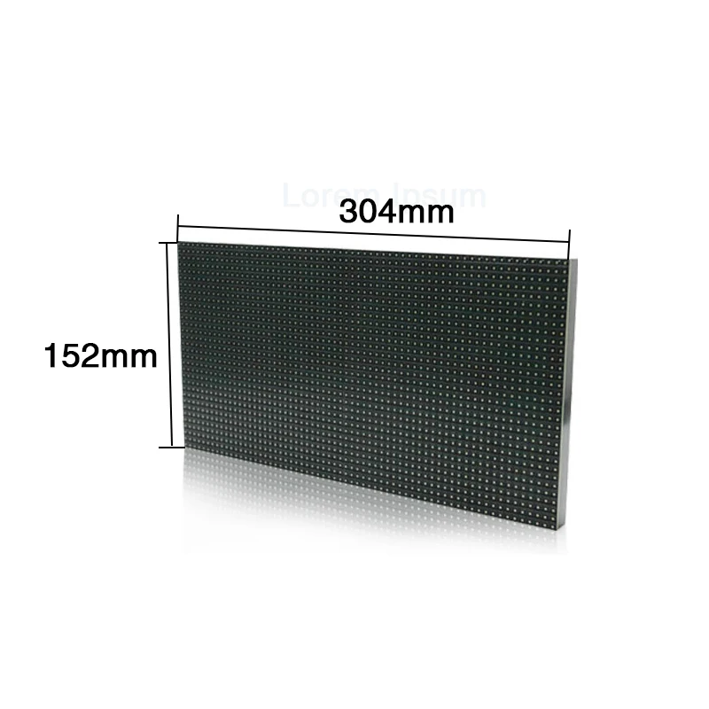 Imagem -04 - Única Cor Vermelha Interna 304*152 mm Smd Módulo 64x32pixels Conduziu o Sinal do Painel de Exibição P4.75