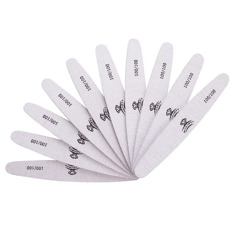 

Zebra Nail File Set Makartt 100/100 Nail Buffering Files Washable Double-Side Emery Board 10pcs Nail File Block Pedicure Files