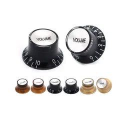 Silber Reflektor Volume Tone Speed Control Knob 2 stücke/4 stücke Elektrische Gitarre Knöpfe für LP SG Stil Elektrische gitarre