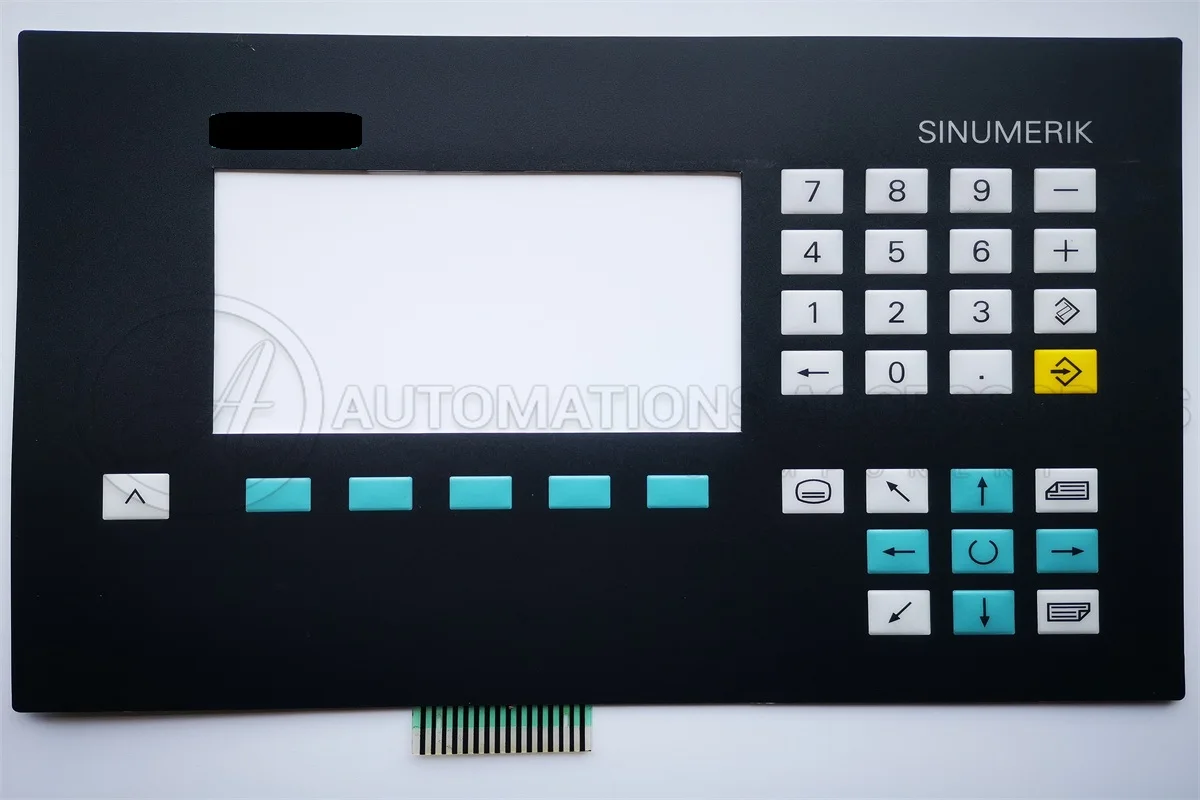 غشاء زر التبديل ل SINUMERIK 840D لوحة التشغيل OP030 فيلم التبديل 6FC5203-0AB00-0AA0 لوحة المفاتيح غشاء زر لوحة المفاتيح