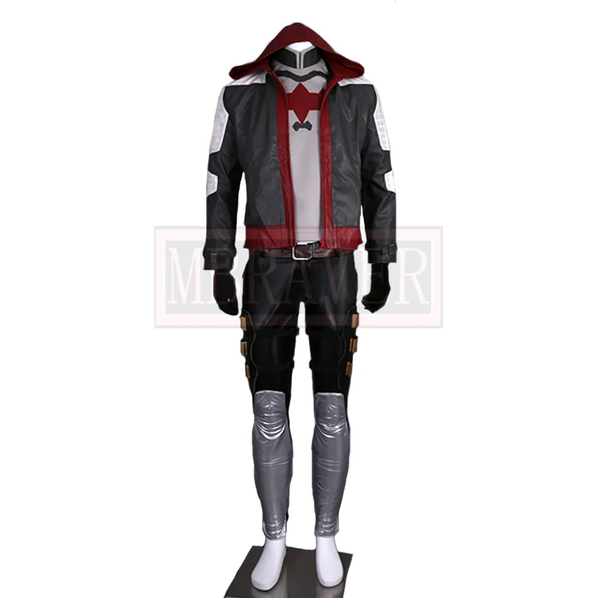 Arkham Knight Red Hood Robin Jason Todd Halloween Cosplay Costume Custom Made Any Size