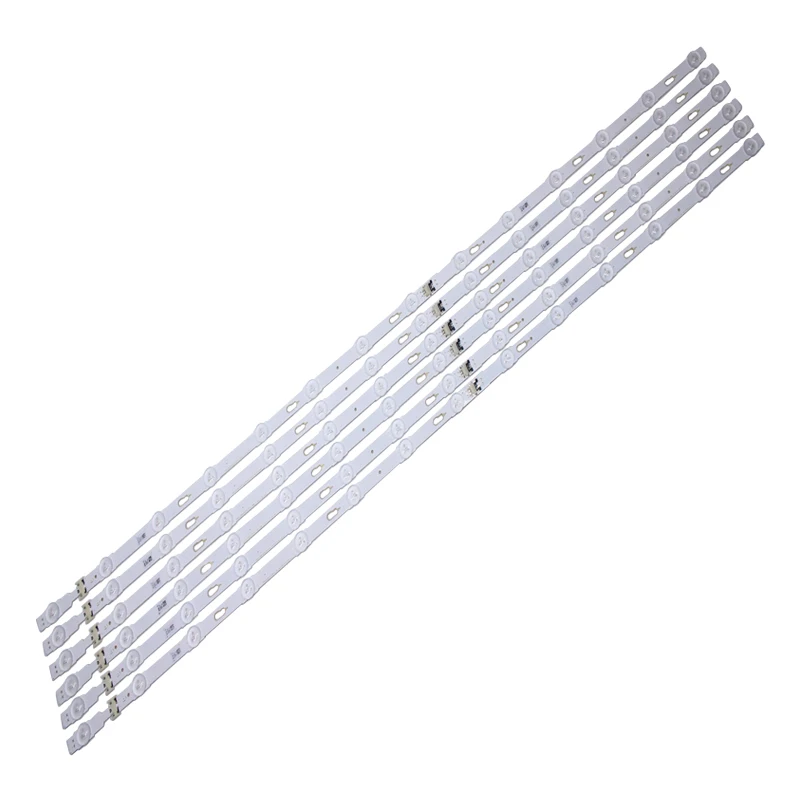 LED Backlight strip 6+8 lamps For Samsung 55 inch TV E306084/E251781 MU6100-55INCH-R/L-8/6EA-170724/170724-4*1.5 Anode tv parts