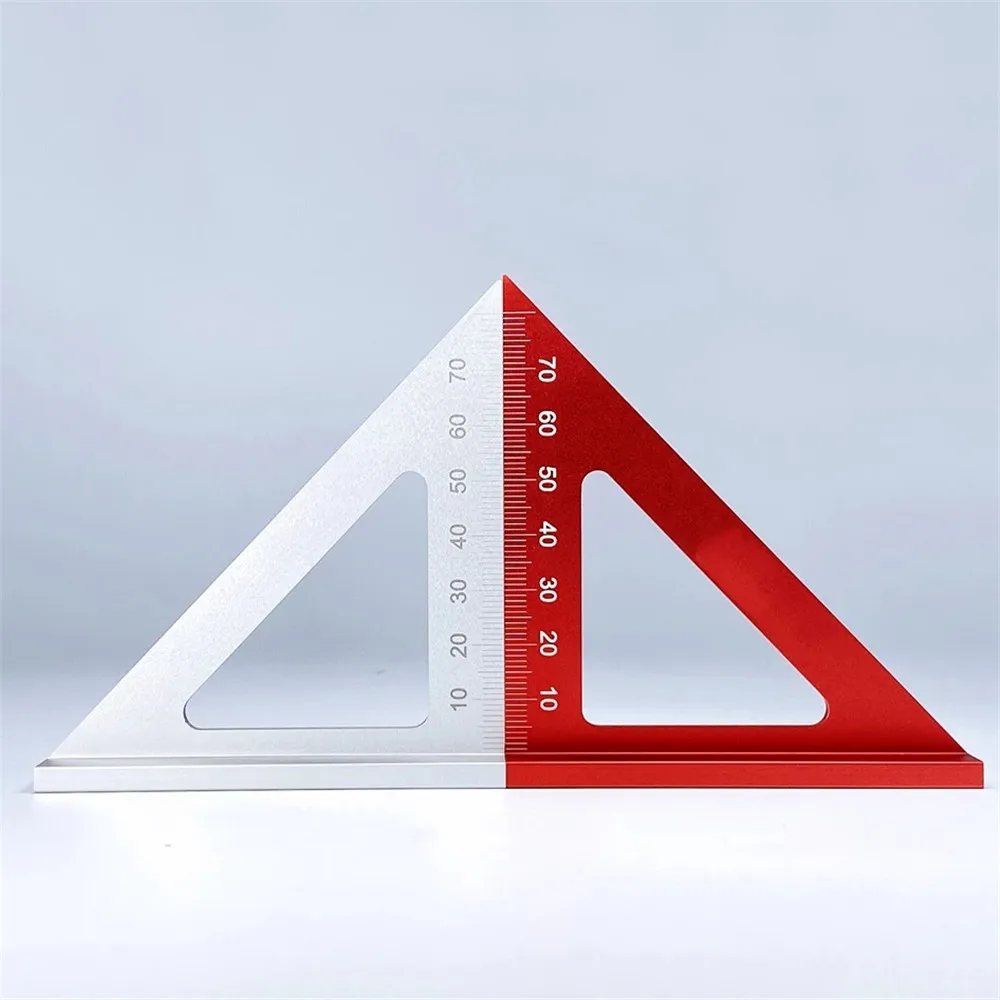 45/90 Graden Aluminium Hoge Precisie Driehoek Heerser Vierkante Layout Mijter Meten Schrijvende Heerser Houtbewerking Tool