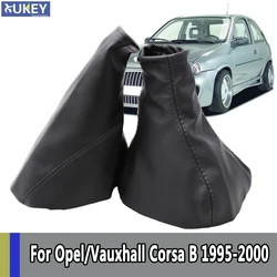 PU Leather Handbrake Gear Gaiter Shift Gaitor Cover For Opel/Vauxhall Corsa B /Astra F/Combo Car Accessories