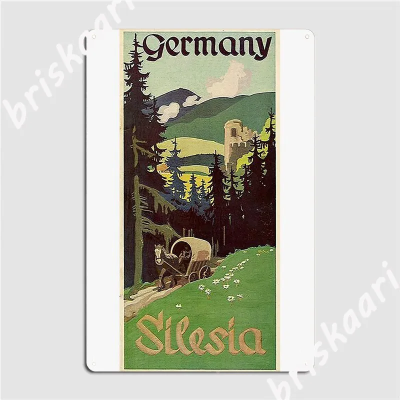 Schlesien...Silesia Metal Signs Cinema Kitchen Club Bar Funny Plaques Tin sign Posters