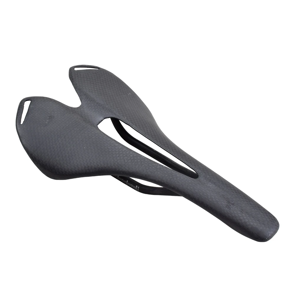 Full Carbon MTB Saddle 275x140mm Mountain Bike Seat Carbon Fibre Bicycle Cushion Ultra-Light 3K Finish