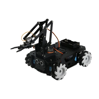 

Omnidirectional Mecanum Wheel Robot Car Chassis Kit Big Load Platform With Digital Servo for Robotic Arm Drift Mechanical Car