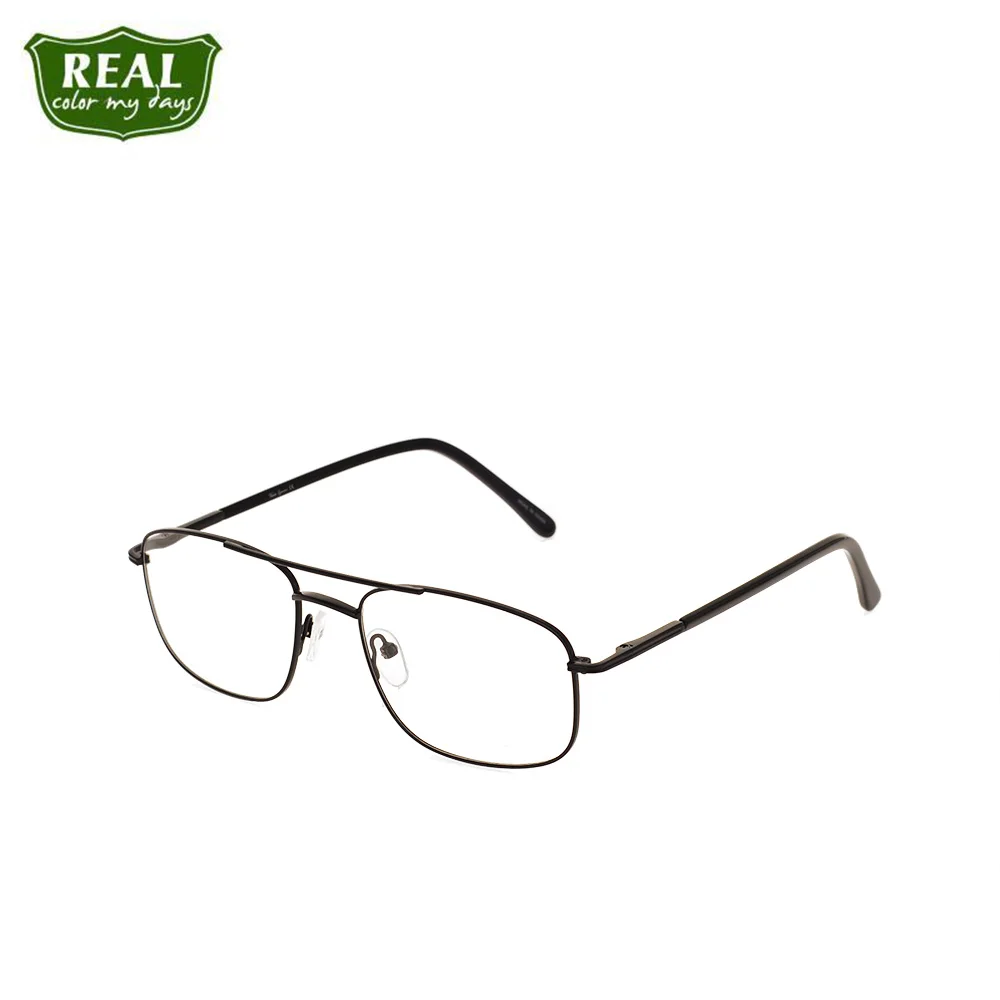 Metal Oval Gold Women Glasses Double Bridge Myopia Glasses Men's Optical Silvery Glasses Frame