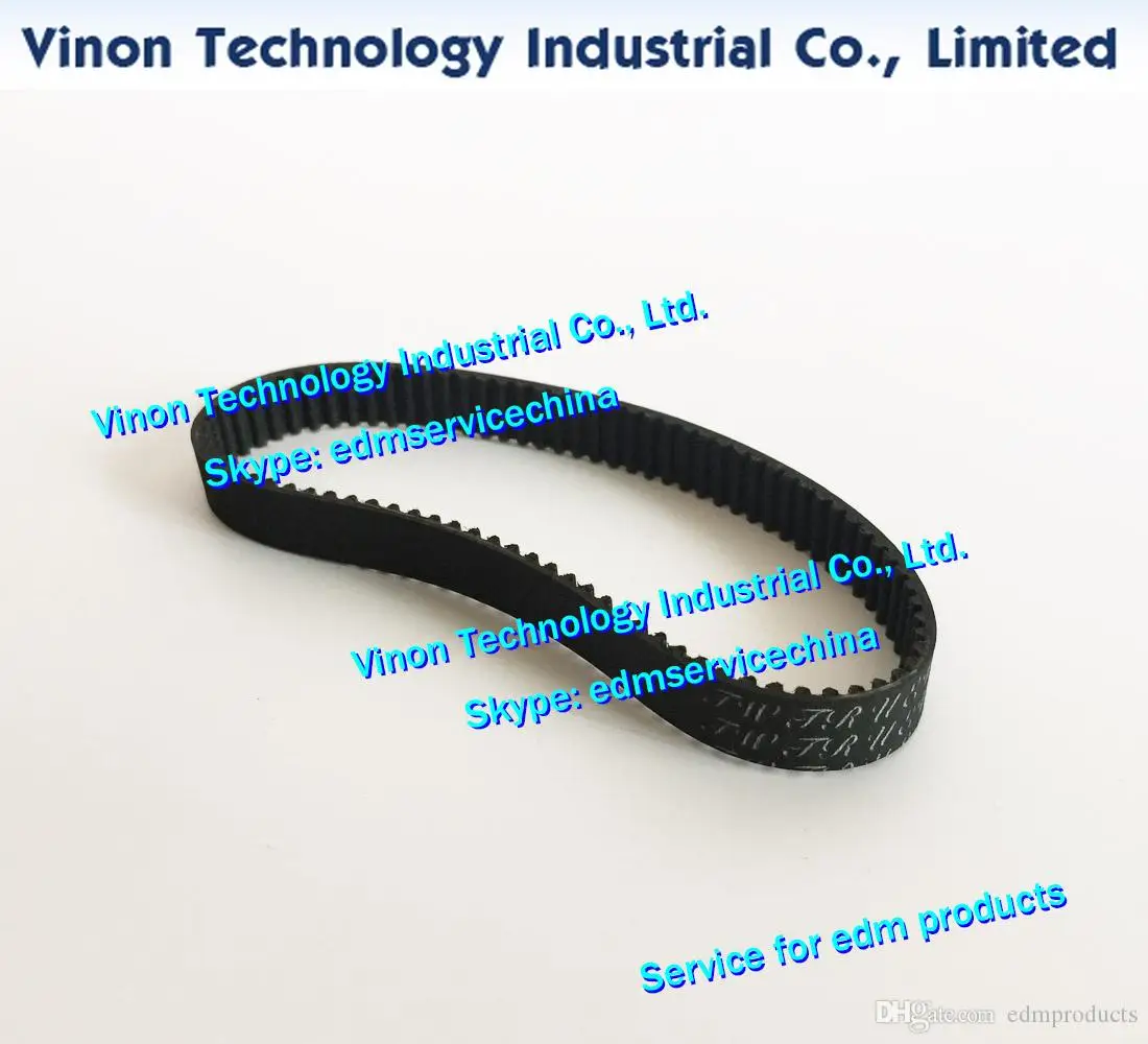 (2pcs) 100257015 edm Notched Belt for ROBOFIL 190,240,290 wire cut edm spare parts 100.257.015 edm Geared belt 24.54.704