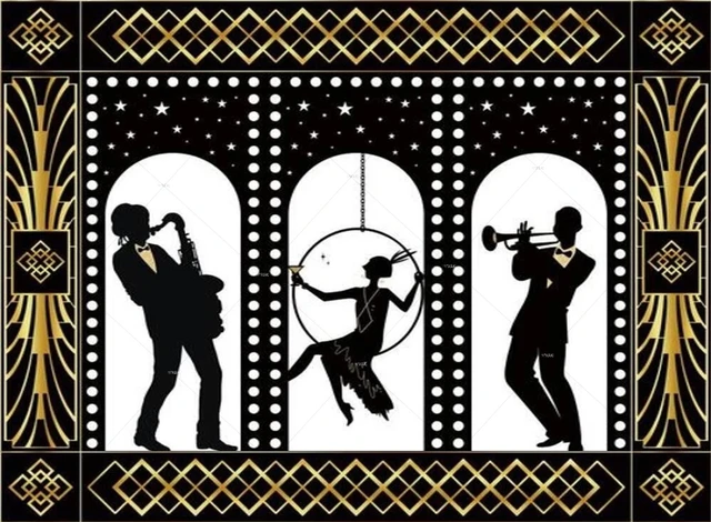 great gatsby background blank