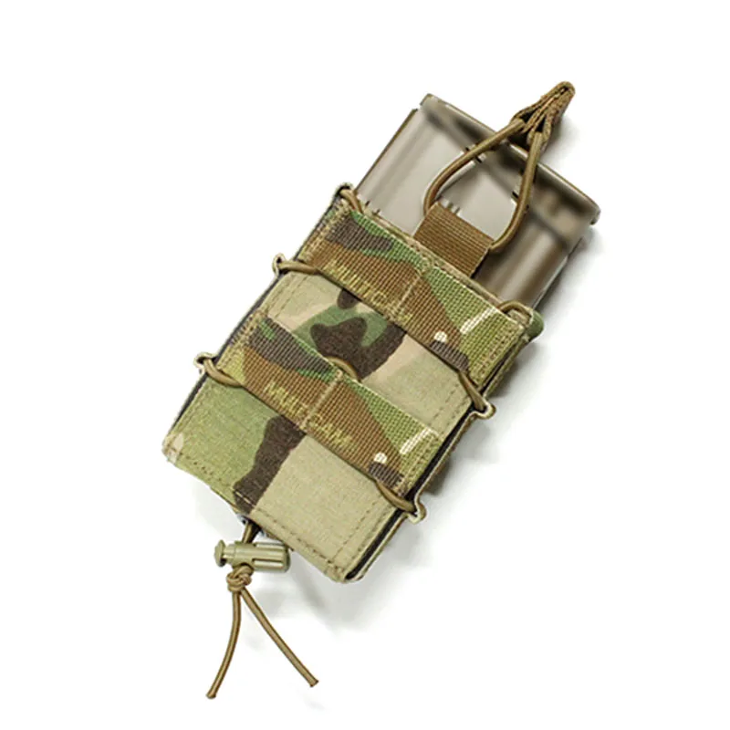 Outdoor Quick Molle Tasche mit Gummikordel Single Mag Pouch 762 556 9 #