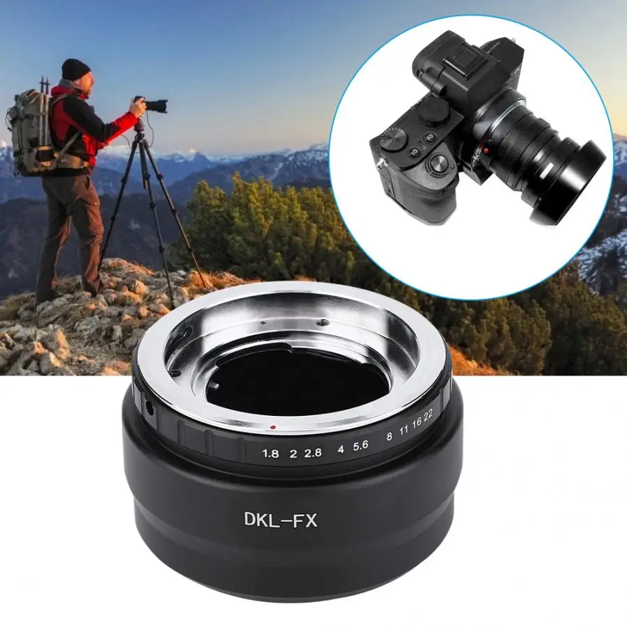 Foleto DKL-FX محول العدسة ل فويغتسلاندر الشبكية DKL عدسة ل فوجي FX X-Pro1 ، X-E1 ، X-E2 ، X-A1 ، X-M1 فوجي فيلم x جبل كاميرا