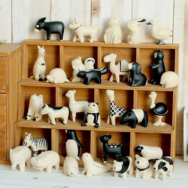 Милые керамические фигурки животных для дома и офиса