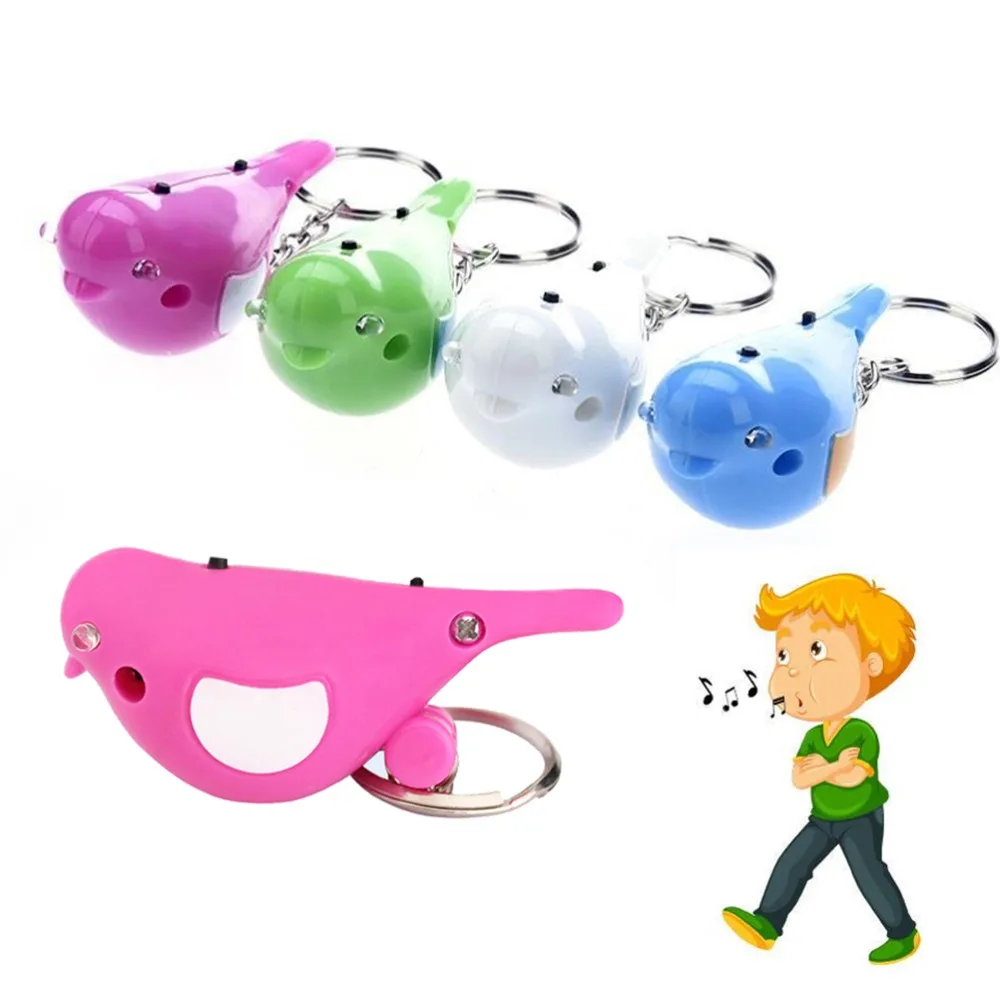 Anti-lost Mini Bird Whistle Key Finder Flashing Beeping Remote Kids Key Bag Wallet Locators Child Alarm Reminder Drop Shipping