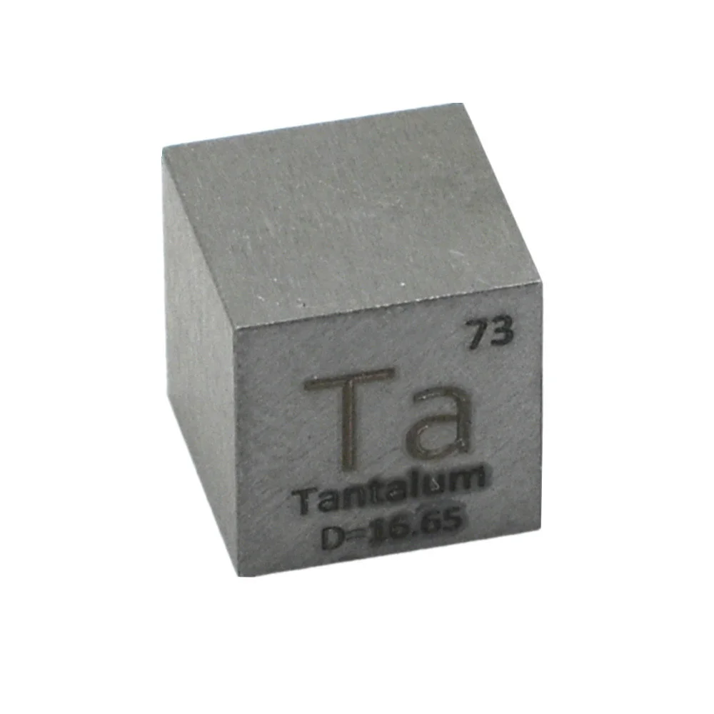 tantalo 10 mm cubo 9995 alta pureza metal ta densidade bloco puro para a colecao do elemento e exibicao 01