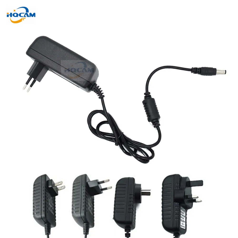 HQCAM Qualified AC 110-240V To DC 12V 2A Power Supply Adapter For CCTV,EU/US/UK/AU Plug