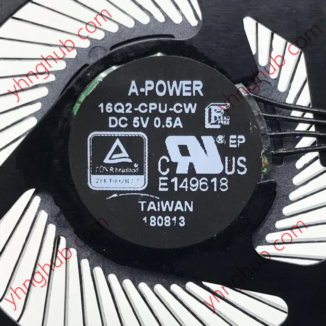 A-POWER 16Q2-CPU-CW MSI GS65 P65 MS-16Q2 8RF 8RE BS5005HS-U31 DC 5V Ventilateur De Refroidissement