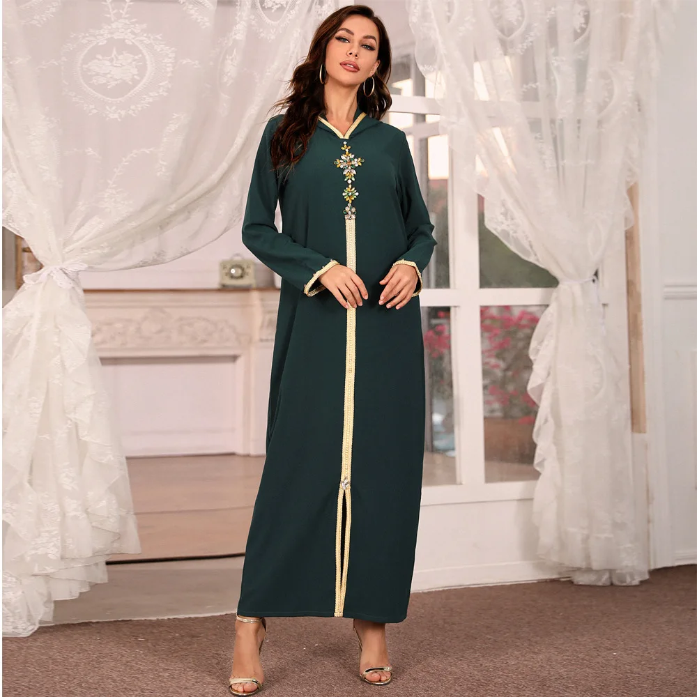 Abaya Dubai Turkey Muslim Fashion Hijab Dress Islam Clothing African Long Dresses For Women Robe De Moda Musulman Djellaba Femme